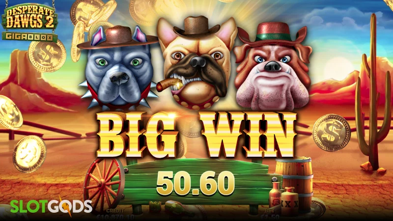 Desperate Dawgs 2 Gigablox Slot - Screenshot 5