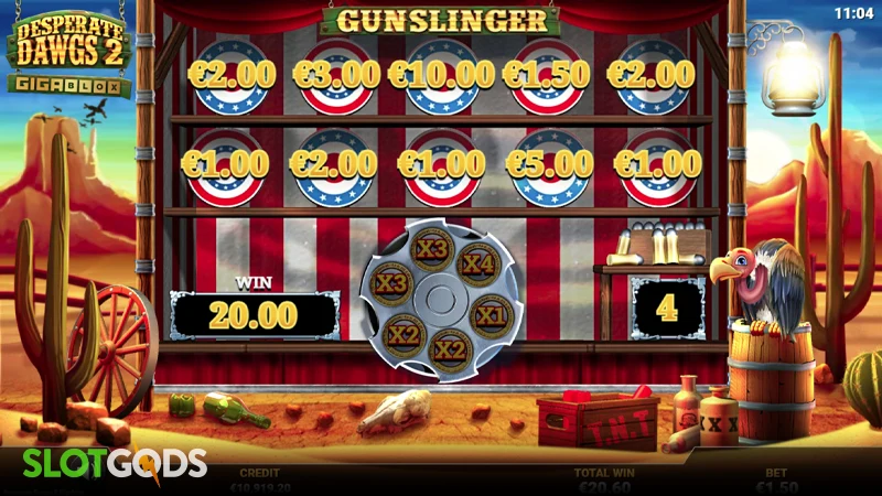 Desperate Dawgs 2 Gigablox Slot - Screenshot 4