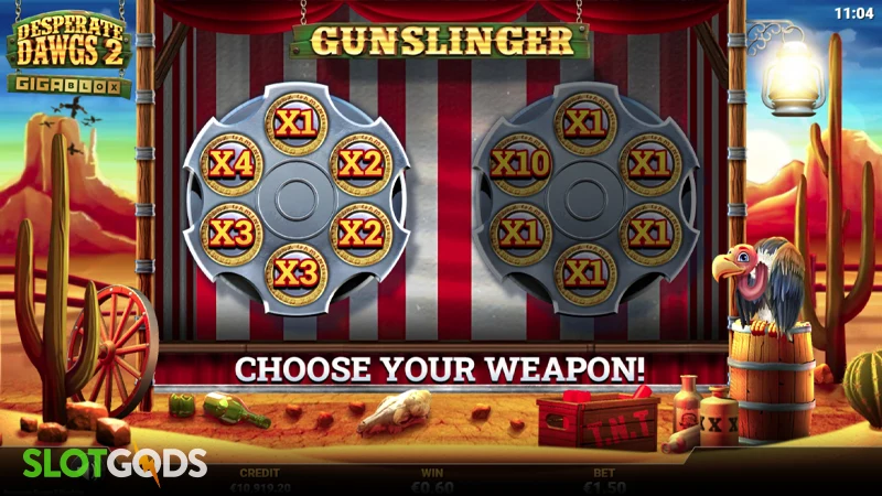Desperate Dawgs 2 Gigablox Slot - Screenshot 3