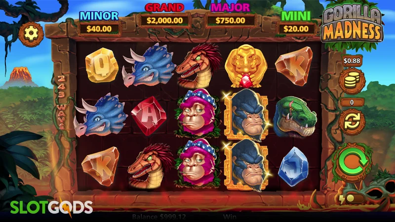 Gorilla Madness Slot - Screenshot 