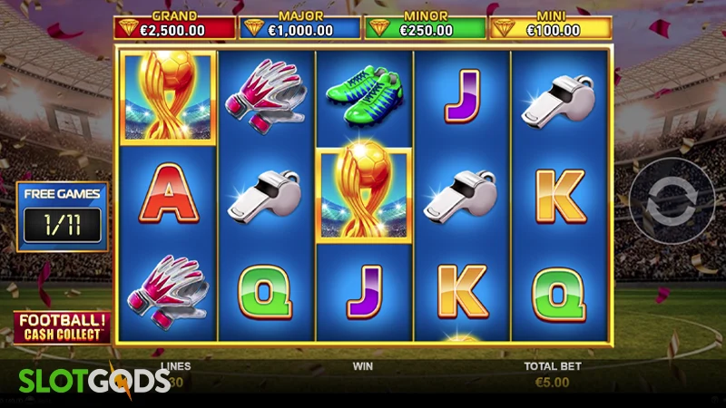 Football Cash Collect Slot - Screenshot 3