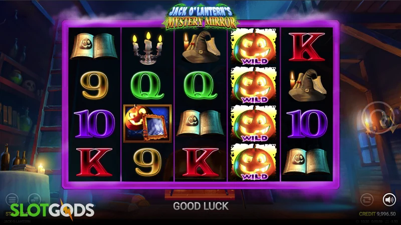Jack O' Lantern's Mystery Mirrors Slot - Screenshot 