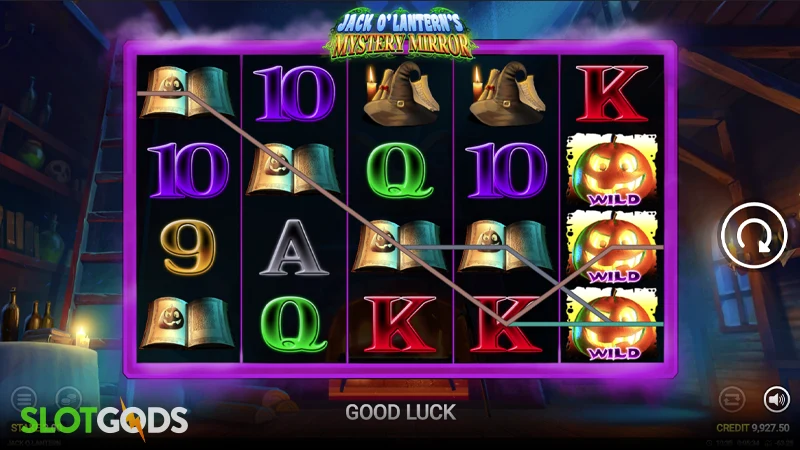 Jack O' Lantern's Mystery Mirrors Slot - Screenshot 2
