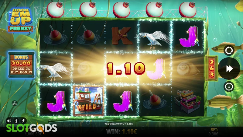Hook 'Em Up Frenzy Slot - Screenshot 2