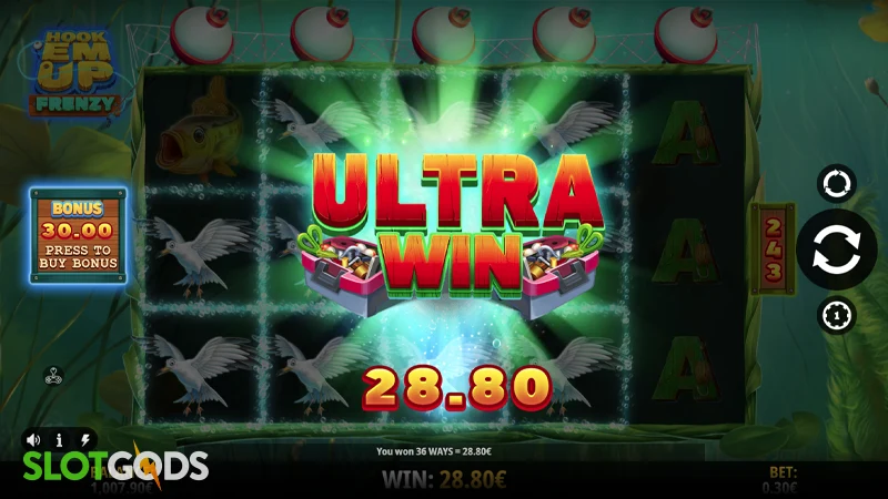 Hook 'Em Up Frenzy Slot - Screenshot 4