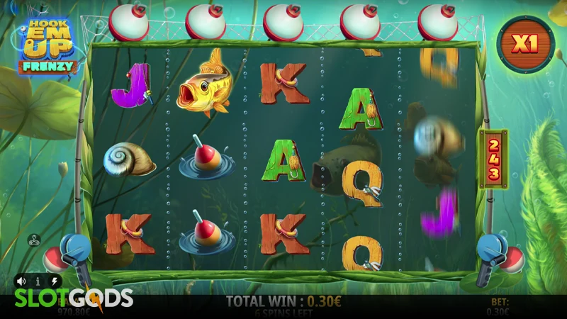 Hook 'Em Up Frenzy Slot - Screenshot 