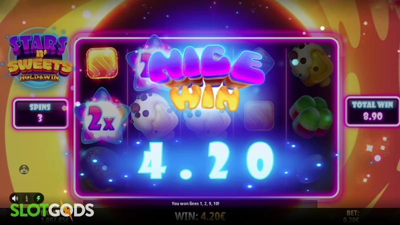 Stars n' Sweets Hold & Win Slot - Screenshot 4