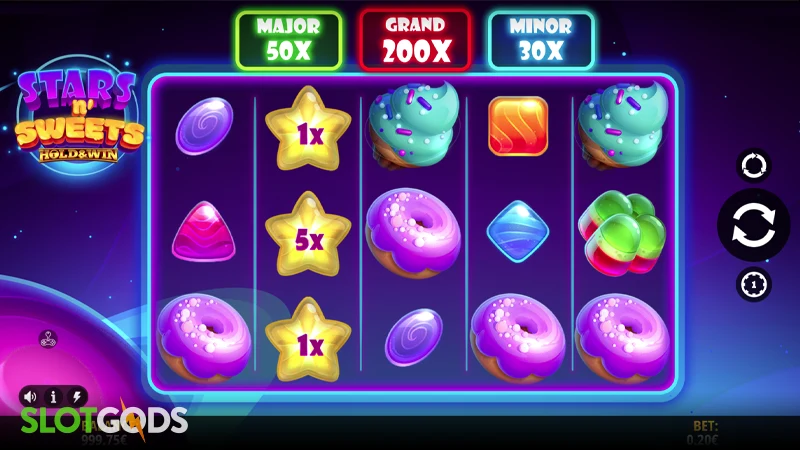 Stars n' Sweets Hold & Win Slot - Screenshot 