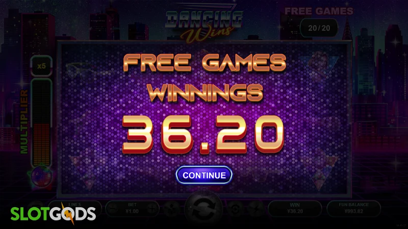 Dancing Wins Slot - Screenshot 4