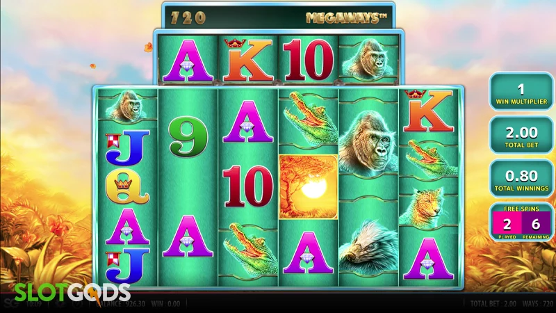 Raging Rhino Megaways Slot - Screenshot 3