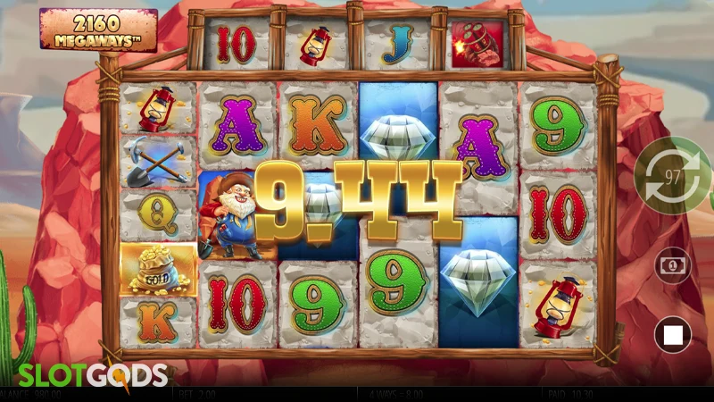 Diamond Mine Megaways Slot - Screenshot 3
