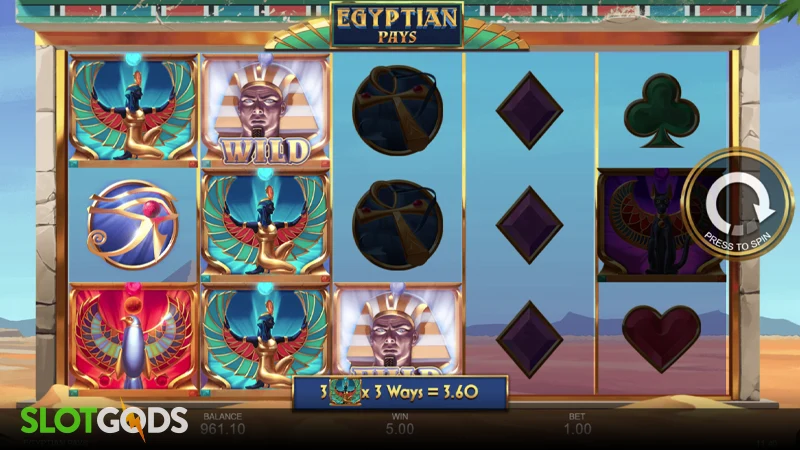 Egyptian Pays Slot - Screenshot 4