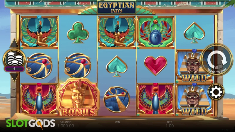 Egyptian Pays Slot - Screenshot 