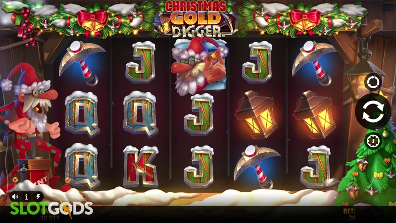 Christmas Gold Digger Slot - Screenshot 