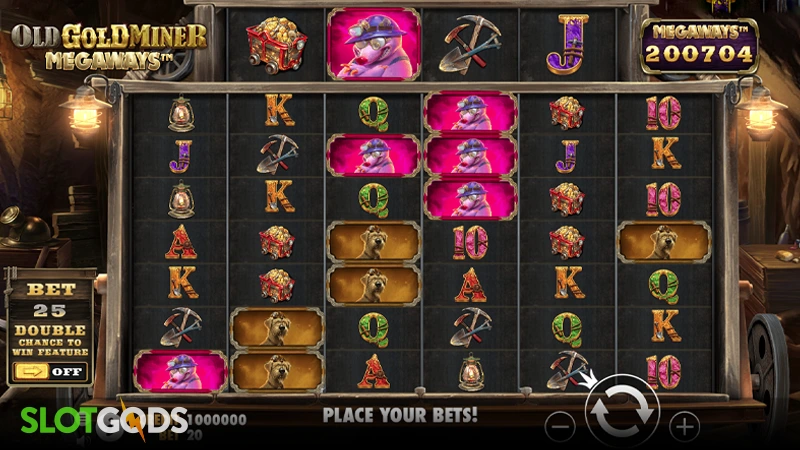 Old Gold Miner Megaways Slot - Screenshot 