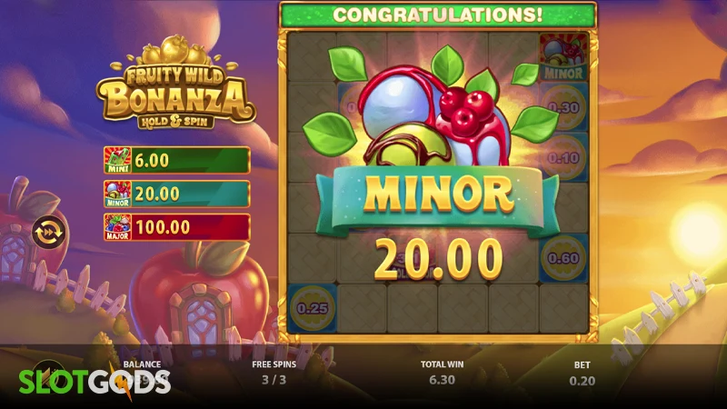 Fruity Wild Bonanza Slot - Screenshot 3