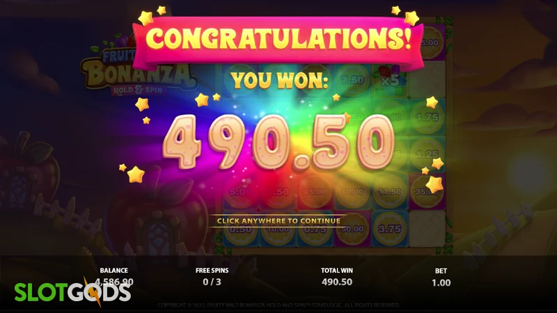 Fruity Wild Bonanza Slot - Screenshot 4