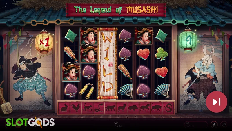 The Legend of Musashi Slot - Screenshot 3