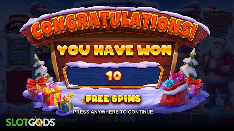 Santa's Great Gifts Slot - Screenshot 3