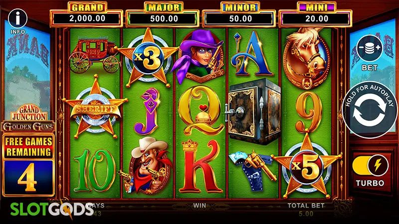 Grand Junction: Golden Guns Slot - Screenshot 2