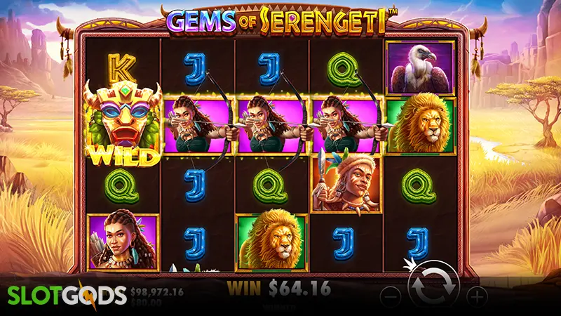 Gems of Serengeti Slot - Screenshot 