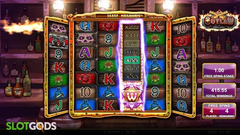 Outlaw Slot - Screenshot 