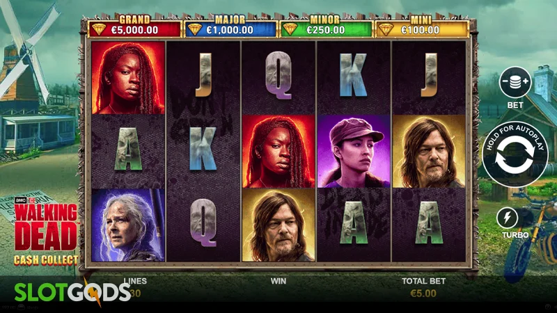 The Walking Dead: Cash Collect Slot - Screenshot 