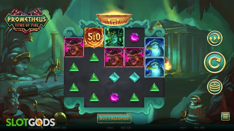 Prometheus Titan of Fire Slot - Screenshot 
