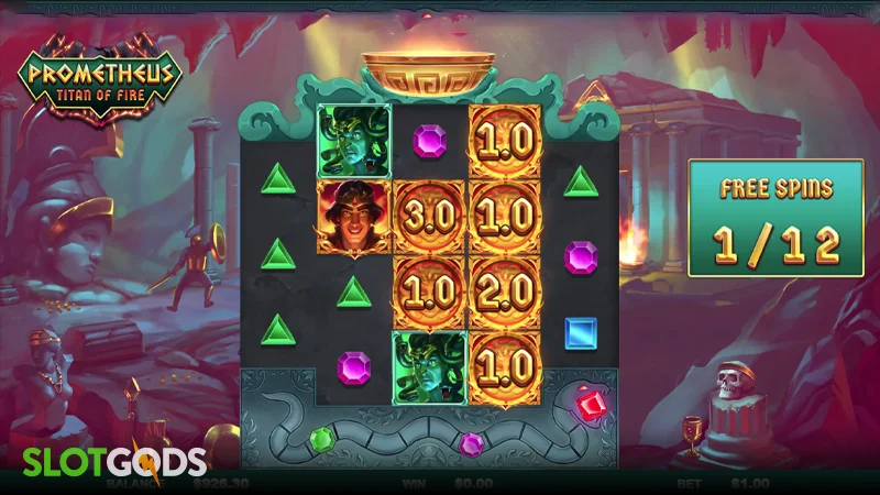 Prometheus Titan of Fire Slot - Screenshot 2