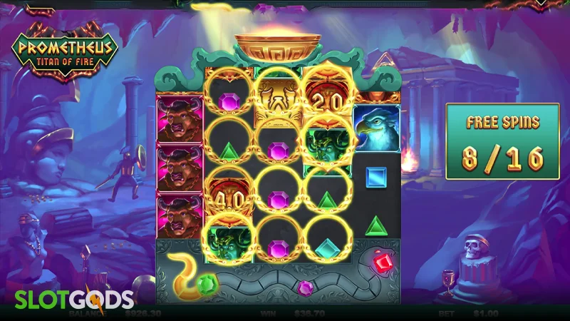 Prometheus Titan of Fire Slot - Screenshot 3