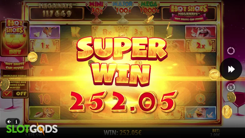 Hot Shots Megaways Slot - Screenshot 4