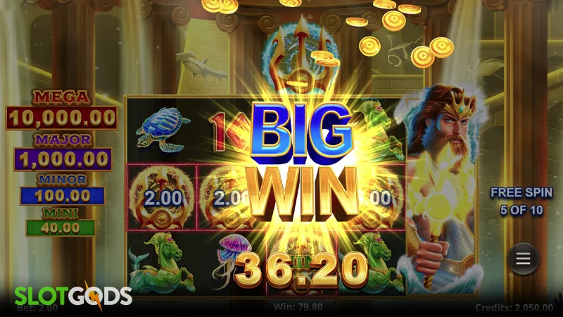 Amazing Link Poseidon Slot - Screenshot 4