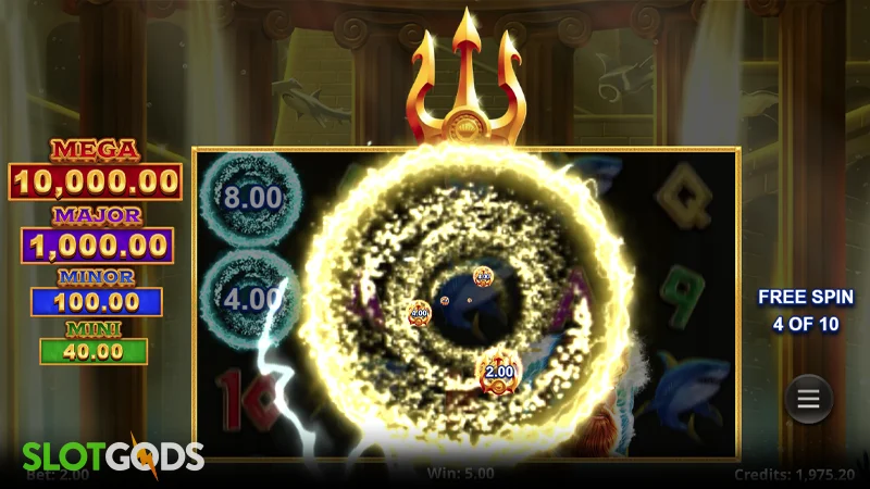 Amazing Link Poseidon Slot - Screenshot 3