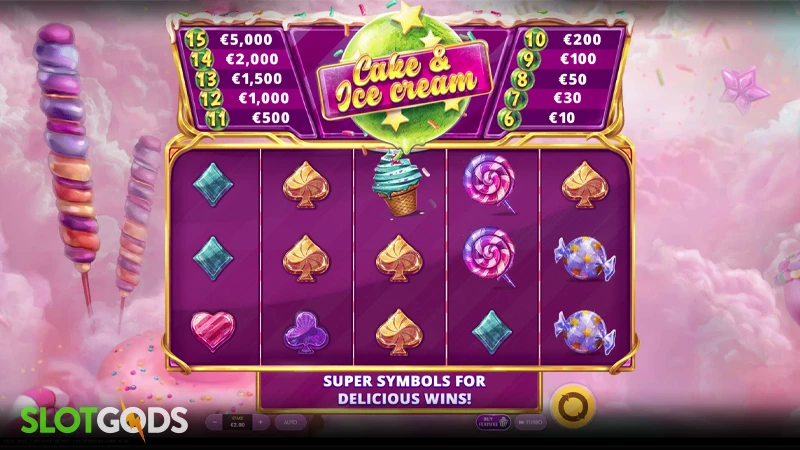 Cake & Ice Cream Slot - Screenshot 