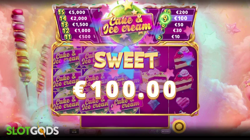 Cake & Ice Cream Slot - Screenshot 4