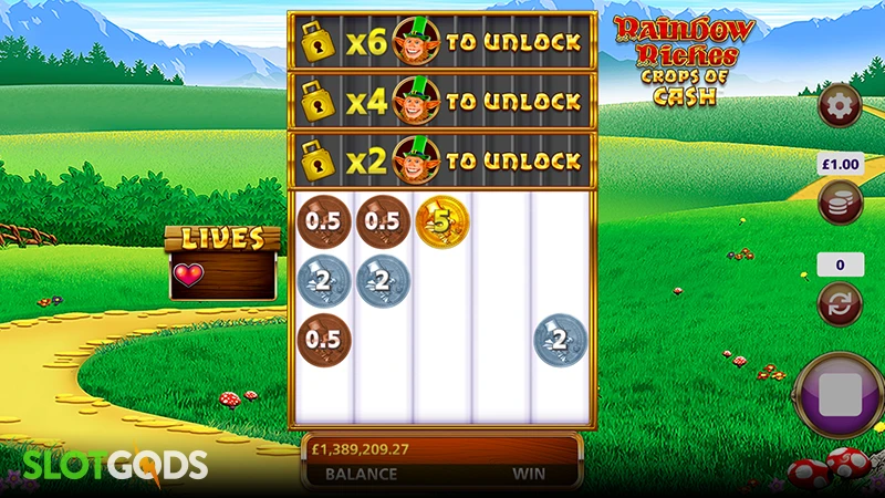 Rainbow Riches: Crops of Cash Slot - Screenshot 