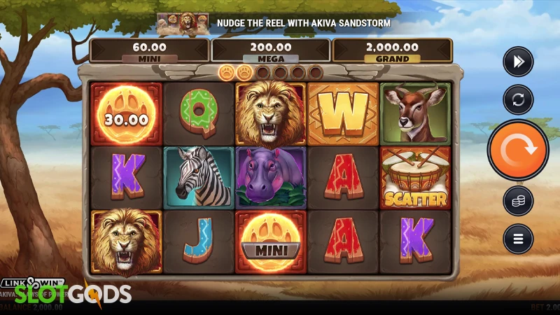 Akiva: Claws of Power Slot - Screenshot 