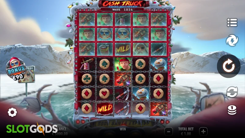 Cash Truck Xmas Delivery Slot - Screenshot 