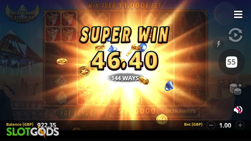 Guardians of the Pyramids Slot - Screenshot 4