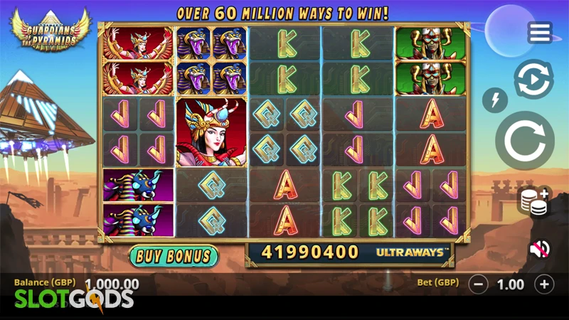 Guardians of the Pyramids Slot - Screenshot 