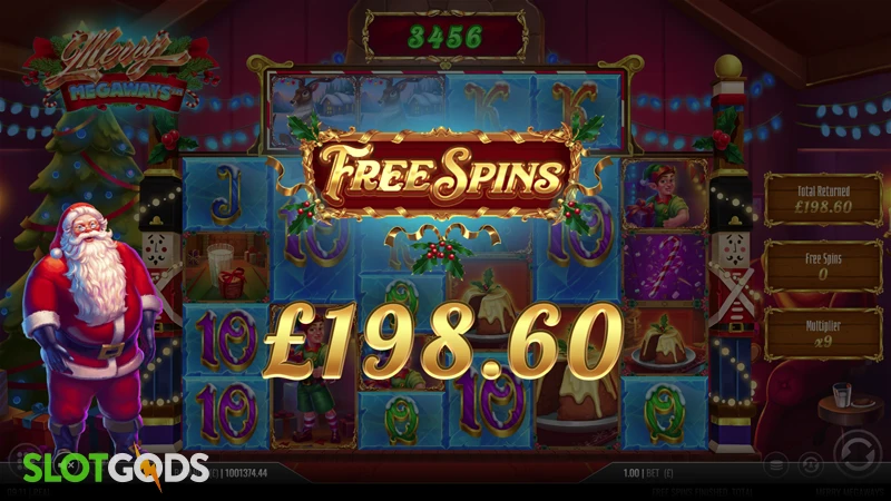 Merry Megaways Slot - Screenshot 4