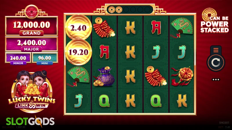 Lucky Twins Link & Win Slot - Screenshot 