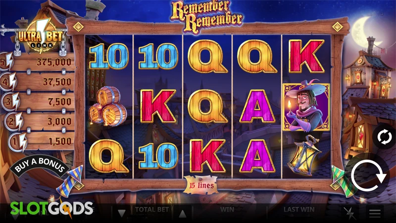 Remember Remember Slot - Screenshot 2