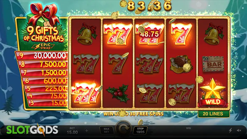 9 Gifts of Christmas Slot - Screenshot 4