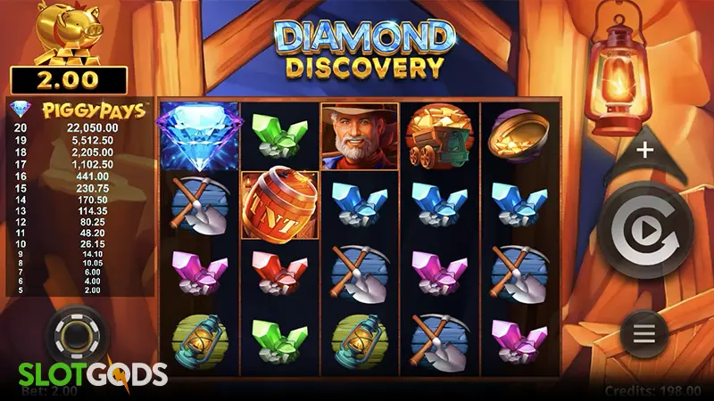 Diamond Discovery Slot - Screenshot 