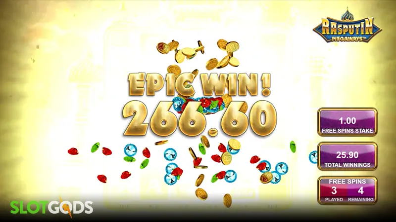 Rasputin Megaways Slot - Screenshot 4