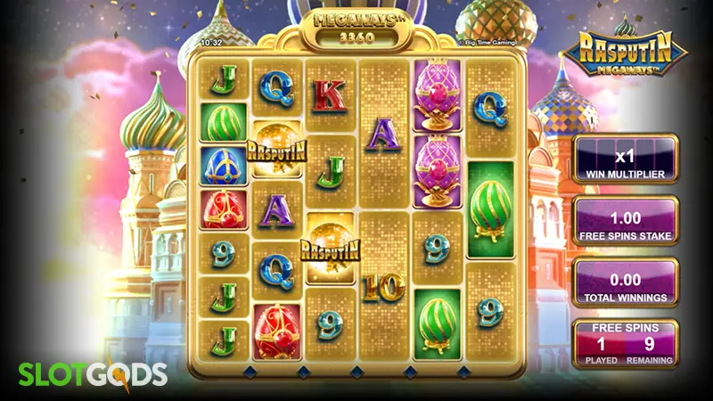 Rasputin Megaways Slot - Screenshot 2
