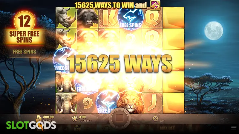 Lion Strike Slot - Screenshot 3