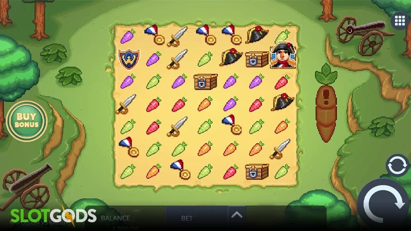 Napoleon vs Rabbits Slot - Screenshot 