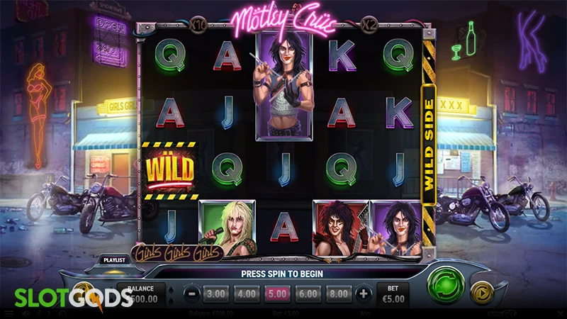 Mötley Crüe Slot - Screenshot 